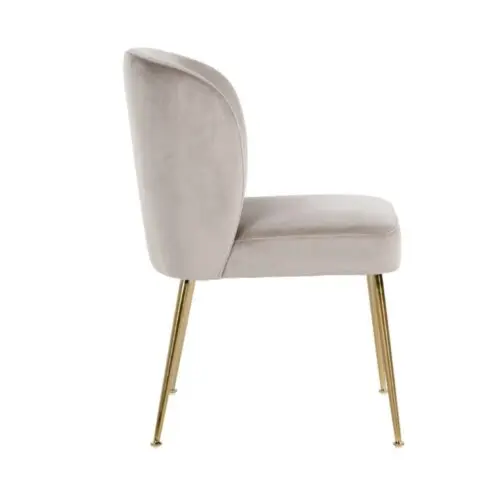Chaise Cannon kaki Richmond Interiors pieds or brossé 2