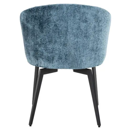 Chaise Amphara bleu chenille Richmond Interiors velours 2