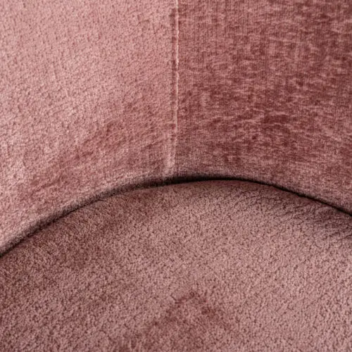 Chaise Amphara rose chenille Richmond Interiors velours 5