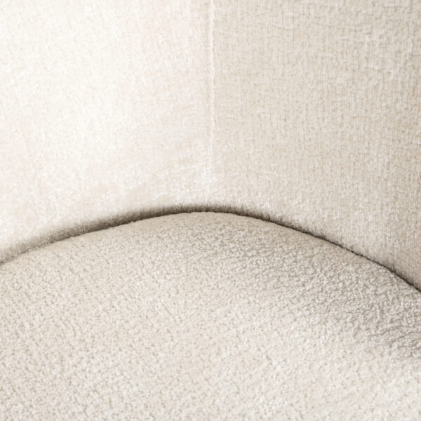 Chaise Amphara blanc chenille Richmond Interiors velours 5