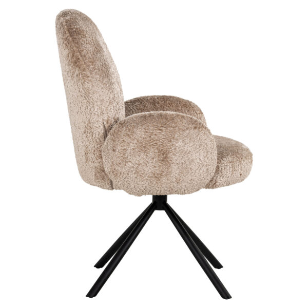 Chaise pivotante Jolie Natural sheep Richmond Interiors 3