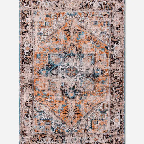 Tapis Antiquarian Heriz Seray Orange Louis de Poortere