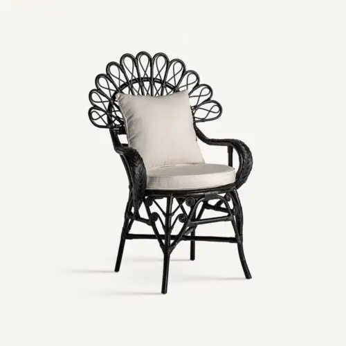 Fauteuil Nulvi noir Vical Home