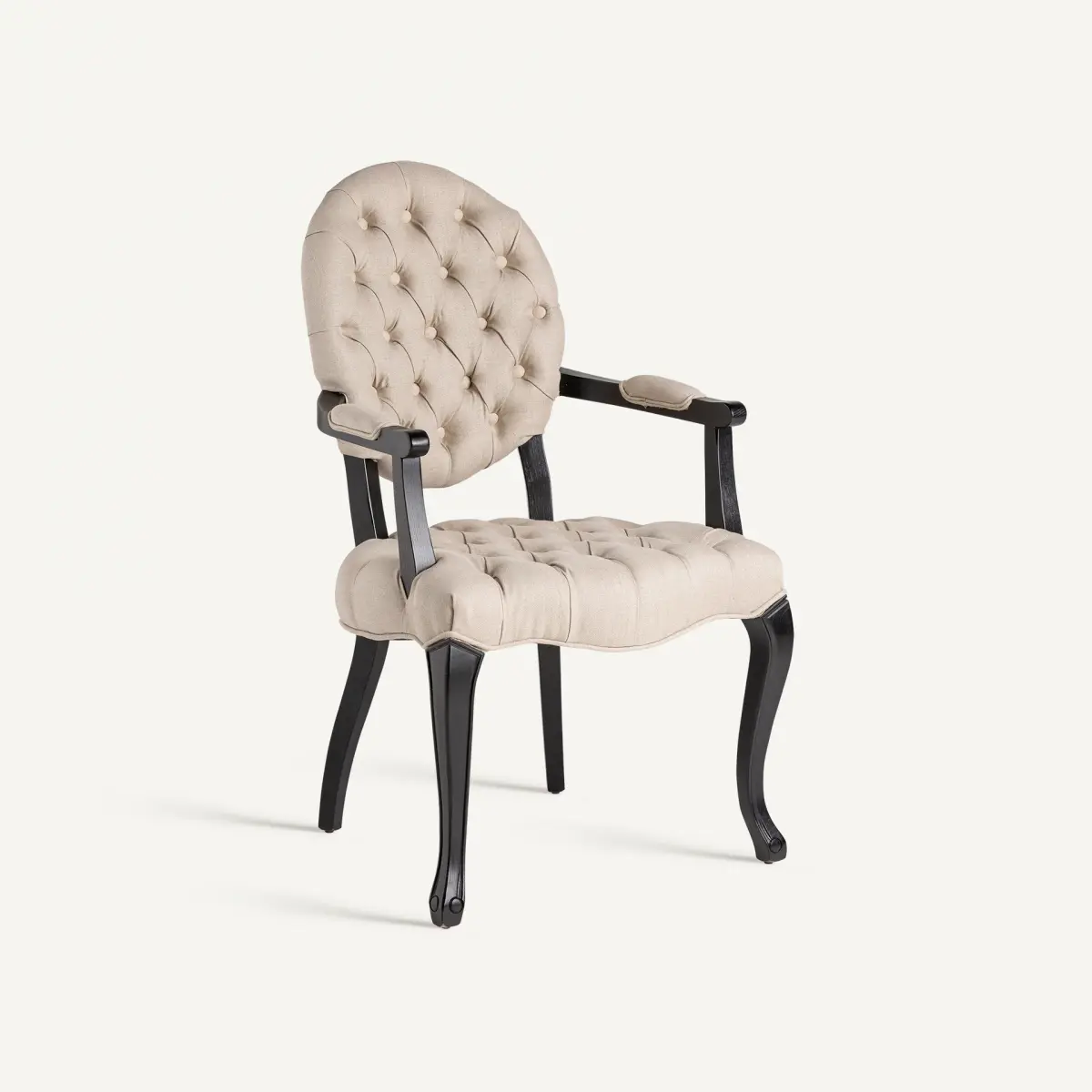 Chaise accoudoirs Jena grise Vical Home