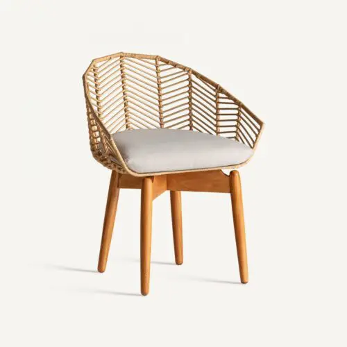 Chaise Plissé rattan Vical Home
