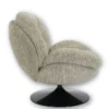 Fauteuil Memento beige chiné Athezza Pied noir – Image 4