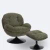 Repose Pied Memento vert mousse chiné Athezza – Image 4