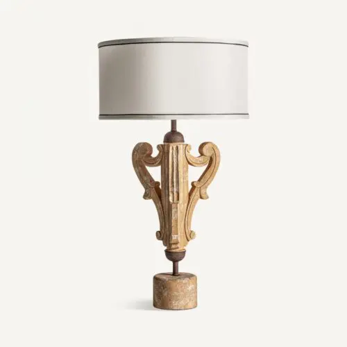 Lampe design bois d’eucalyptus Vical Home