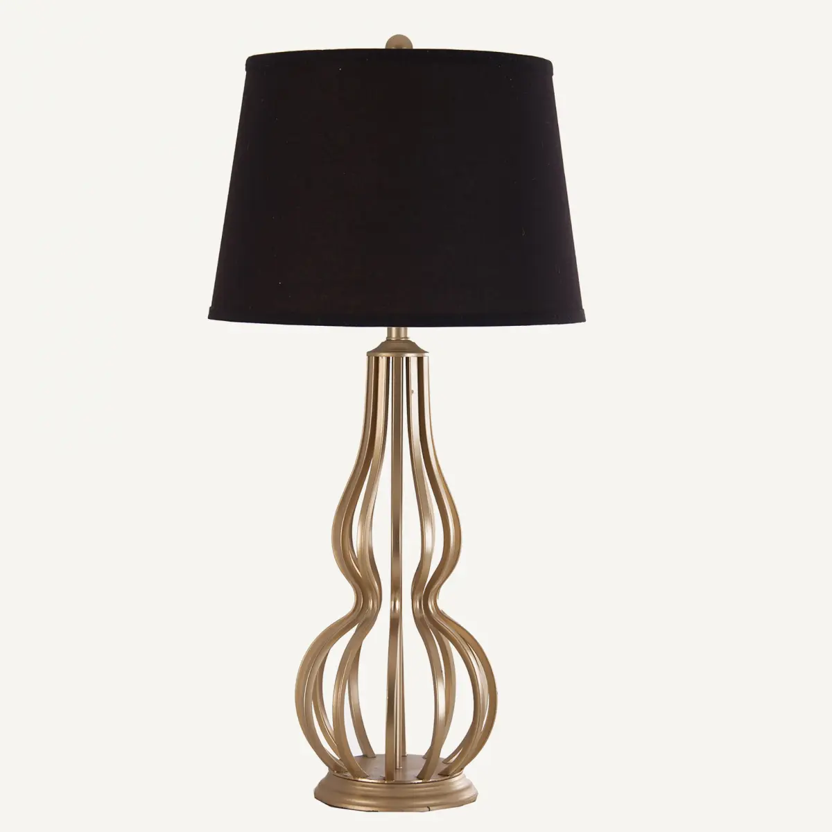 Lampe de salon noir et doré Vical Home