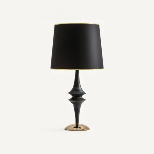 Lampe design noir et or Vical Home