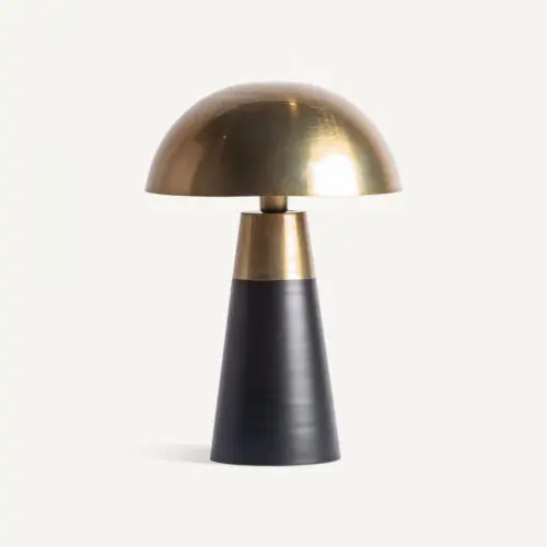 Lampe art déco noir or Vical Home