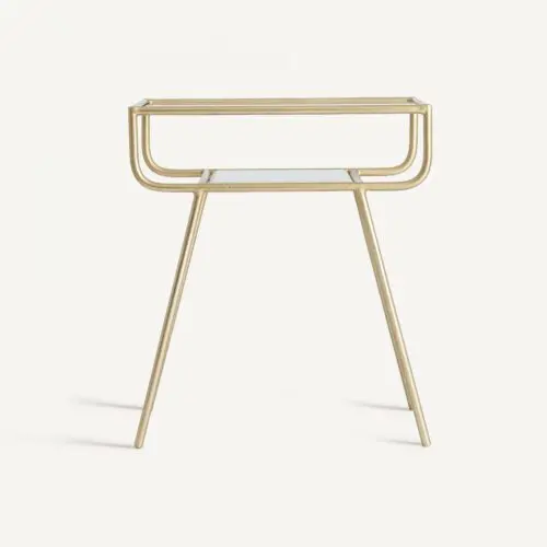 Bout de canapé marbre cristal WOLEN Vical Home