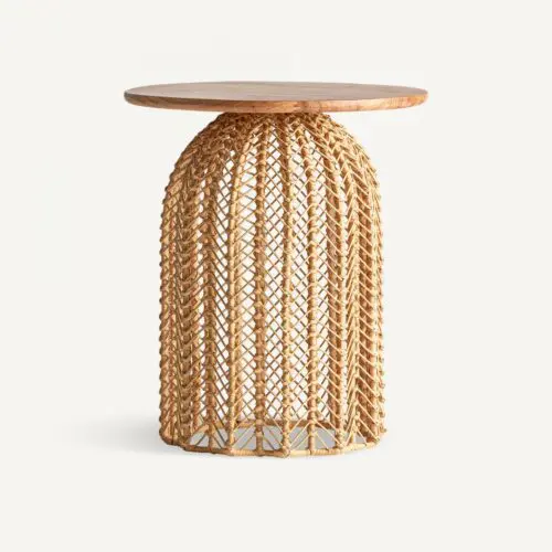 Bout de canapé PLISSÉ RATTAN Vical Home