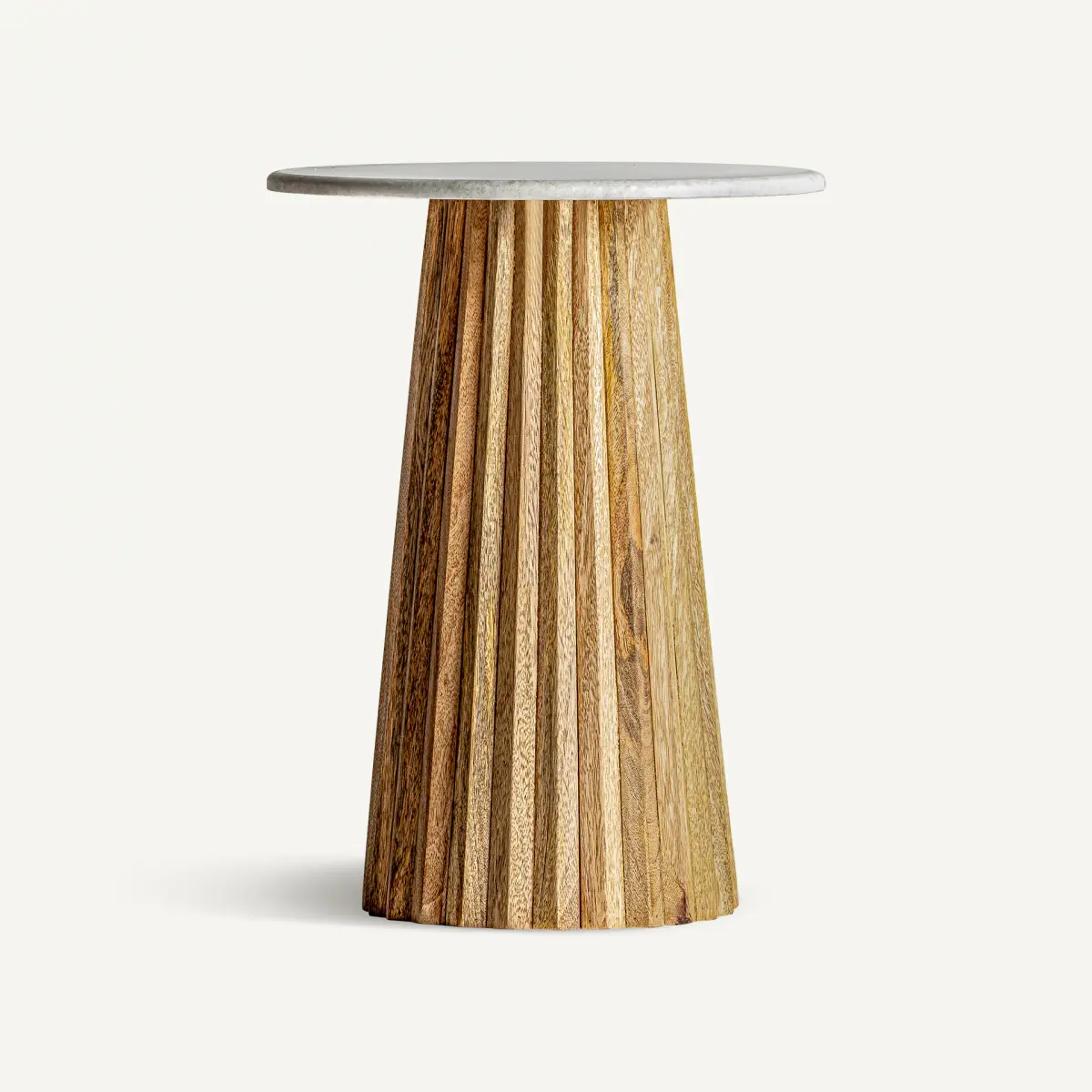 Bout de canapé haut PLISSÉ WOOD Vical Home