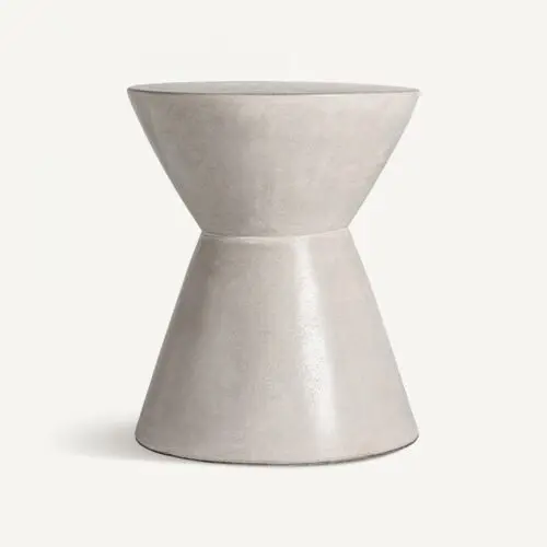 Bout de canapé TELFS ciment Vical Home 48x48x57