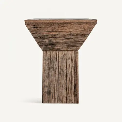 Bout de canapé SAMSUN bois marbre Vical Home