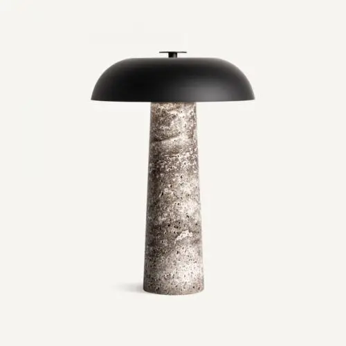 Lampe design marbre noir Vical Home