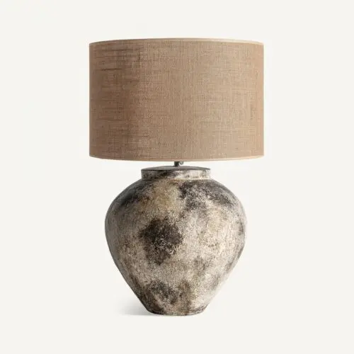 Lampe de salon terre cuite jute Vical Home
