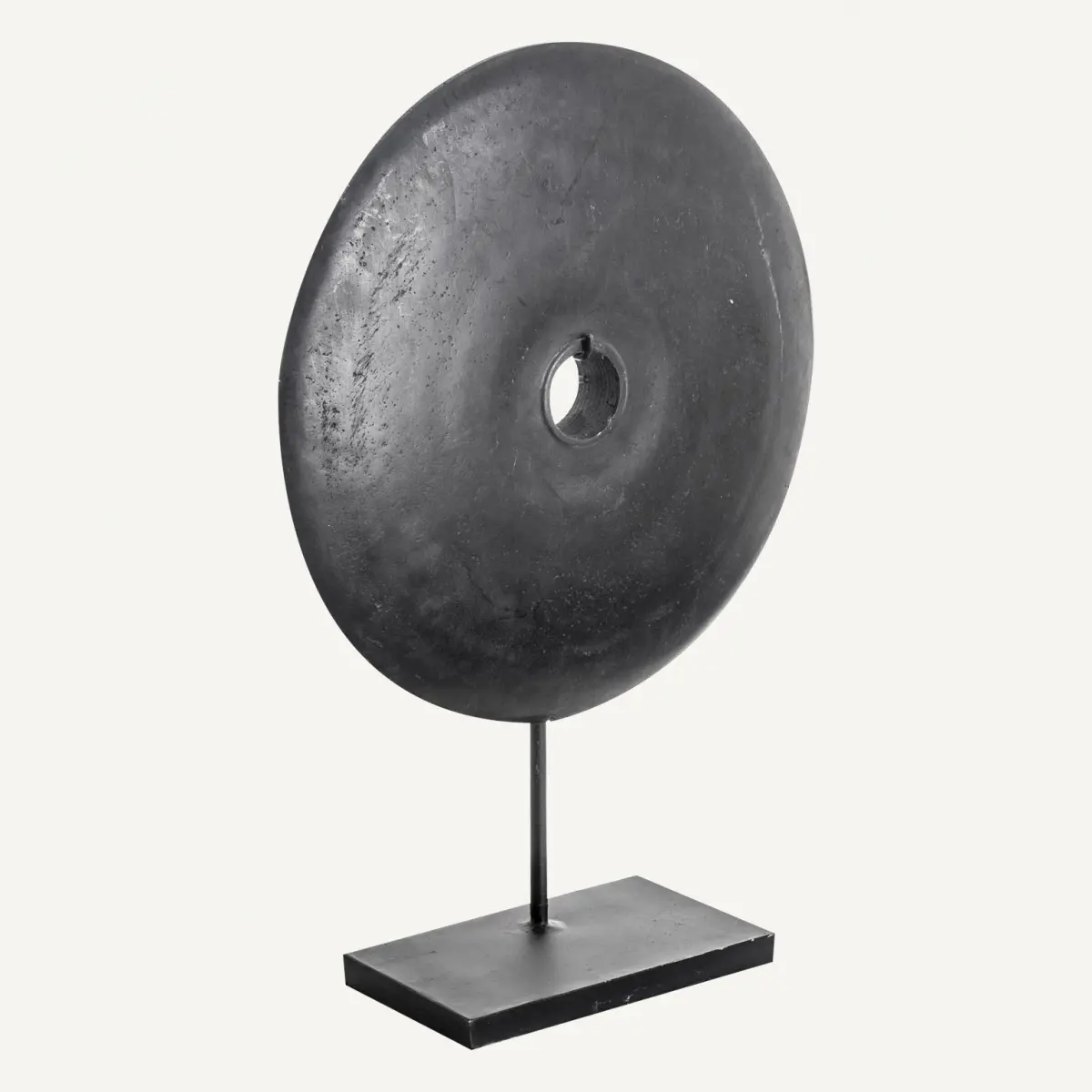 Statue nordique pierre noir Vical Home