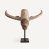 Tête taureau bois d’acacia Toro Vical Home