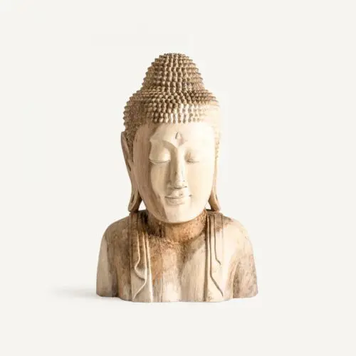 Buste Budha bois de suar Vical Home