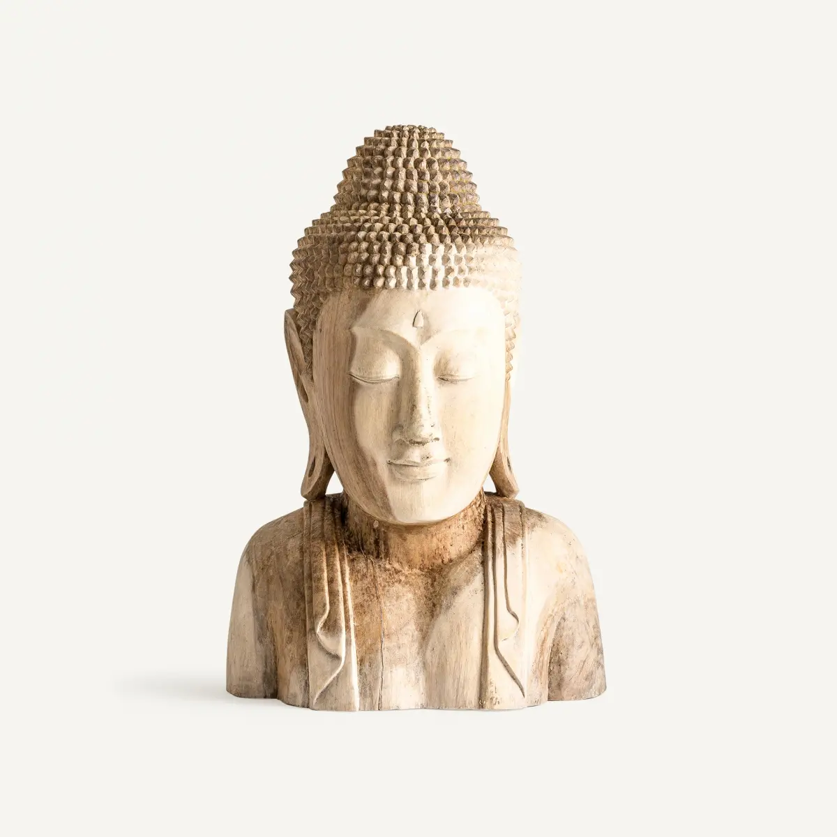 Buste Budha bois de suar Vical Home