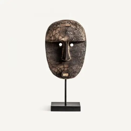 Statue masque bois de mangue Mascara Vical Home