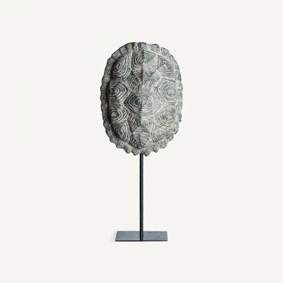 Statue résine gris Carapace tortue Tortuga  Vical Home