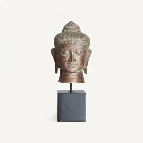 Buste Bouddha bronze 31cm Vical Home