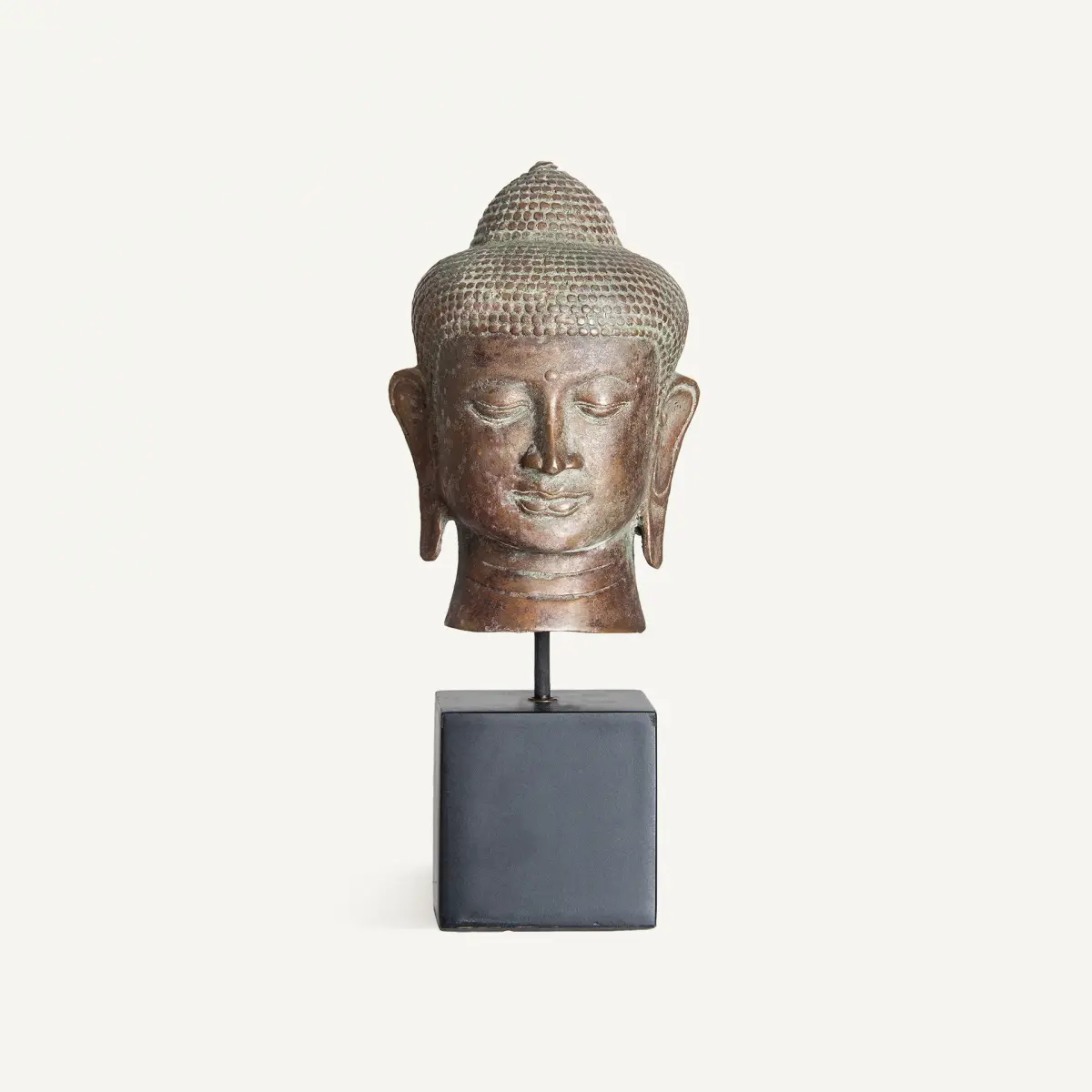 Buste Bouddha bronze 31cm Vical Home Buste Bouddha bronze 31cm Vical Home