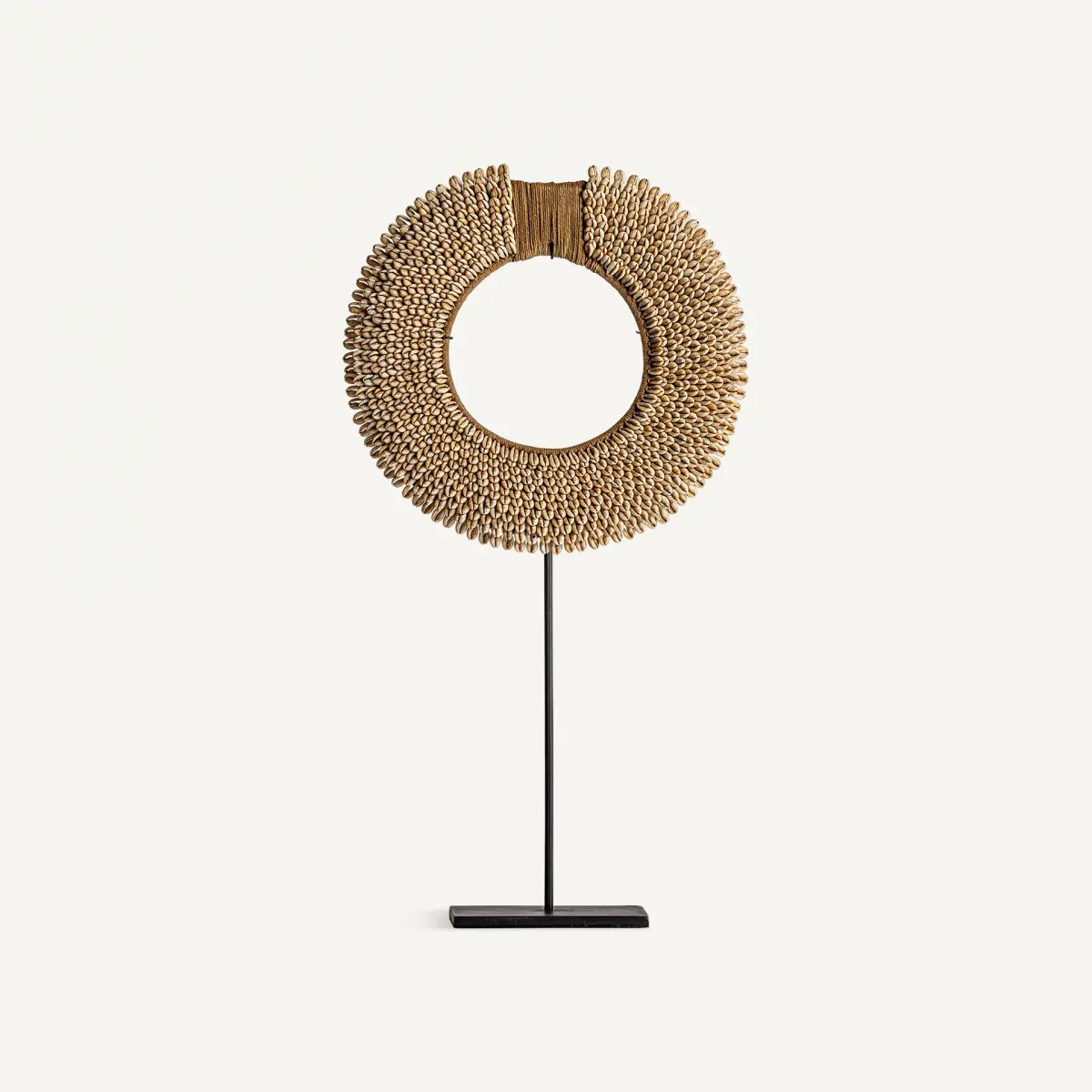 Décoration sur pied coquille beige 43cm Vical Home