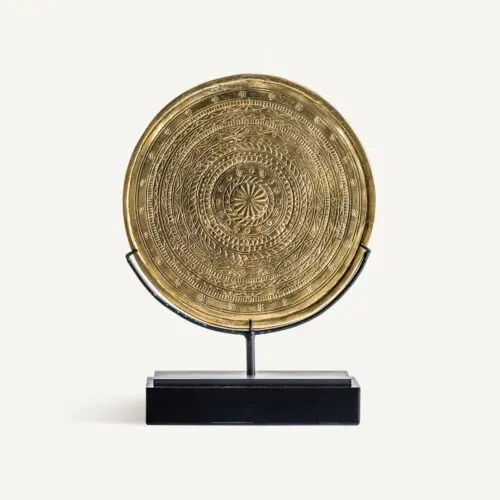 Statue doré en bronze 38cm Vical Home