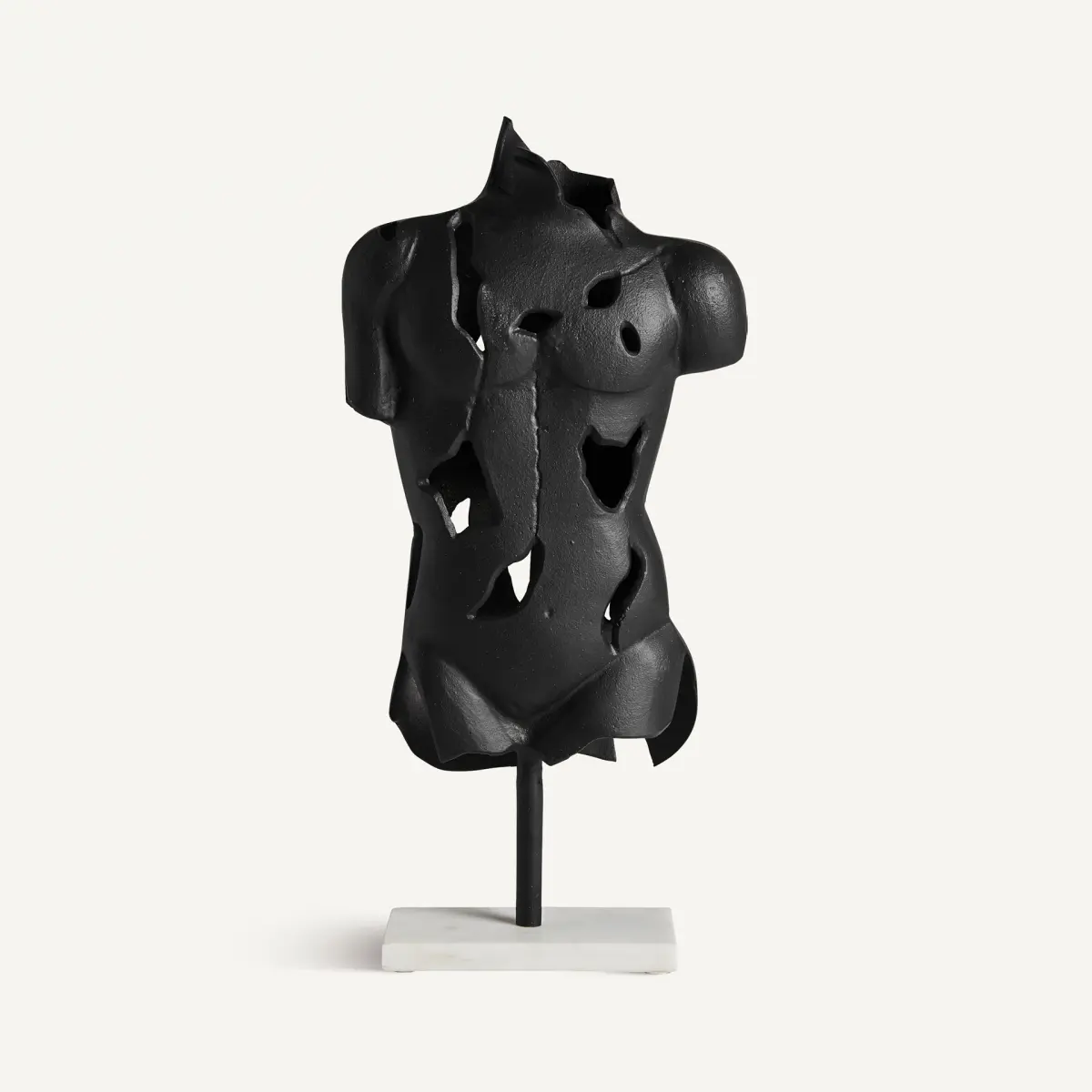Sculpture Messier buste Vical Home noir 28x59cm