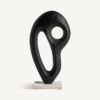 Sculpture abstraite Messier noir Vical Home 42cm