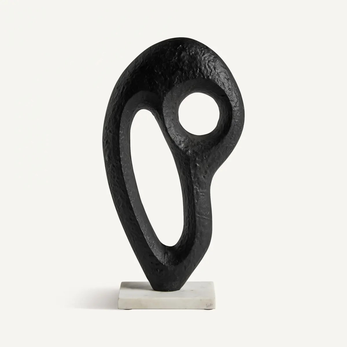 Sculpture abstraite Messier noir Vical Home 42cm