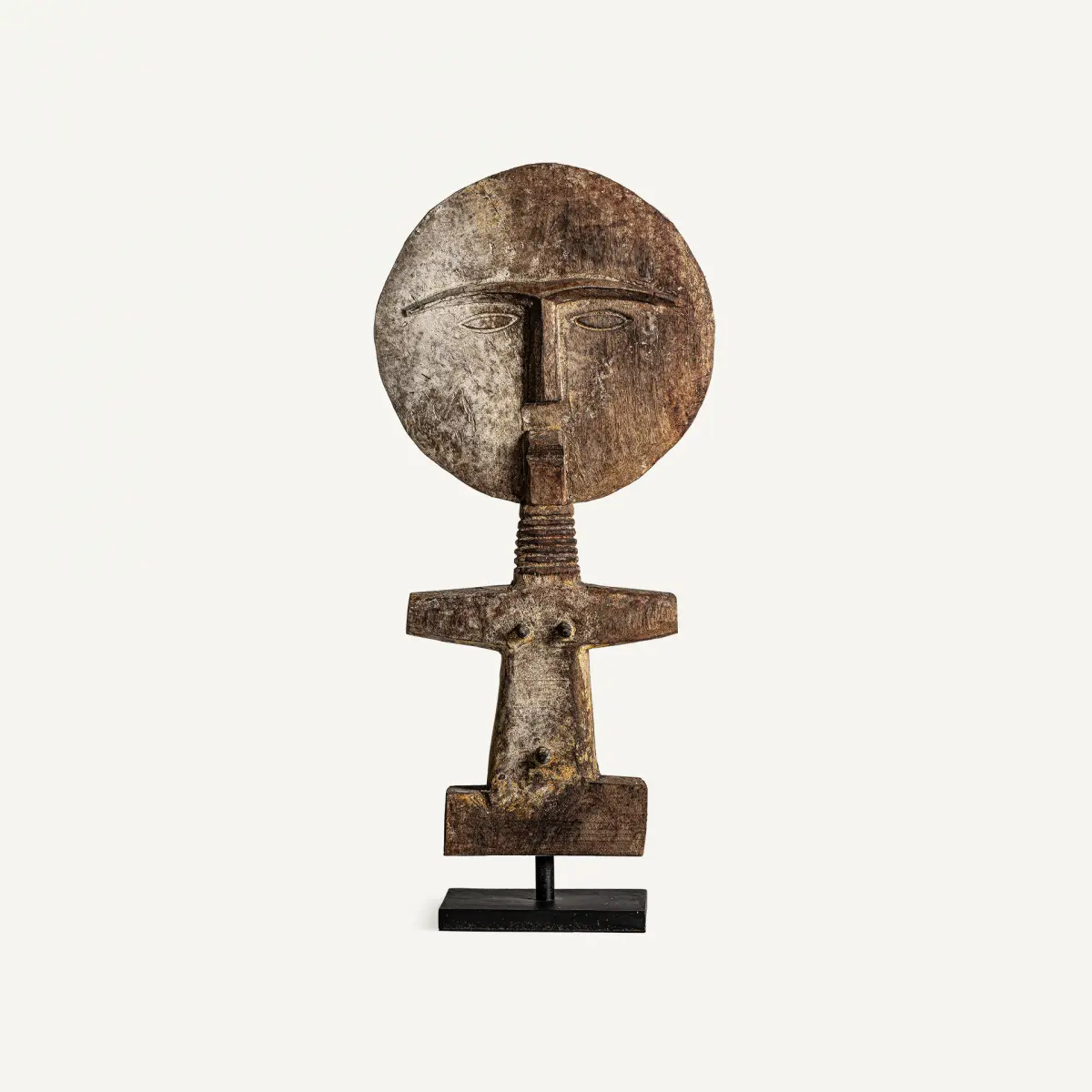 Figure ethnique bois tropical 52cm Vical Home