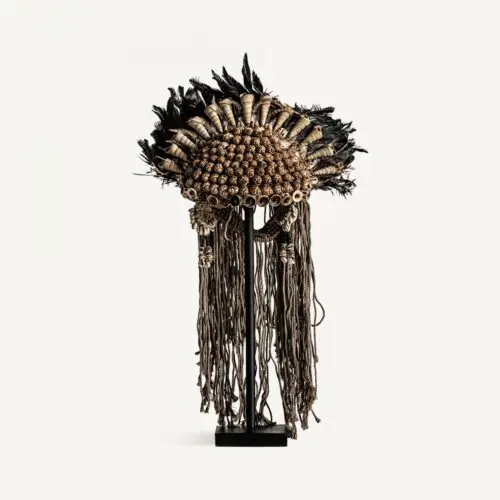 Statue ethnique fibre naturelle Vical Home 82cm