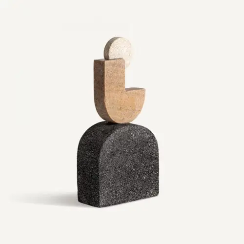 Statue Strichen onyx pierre Vical Home