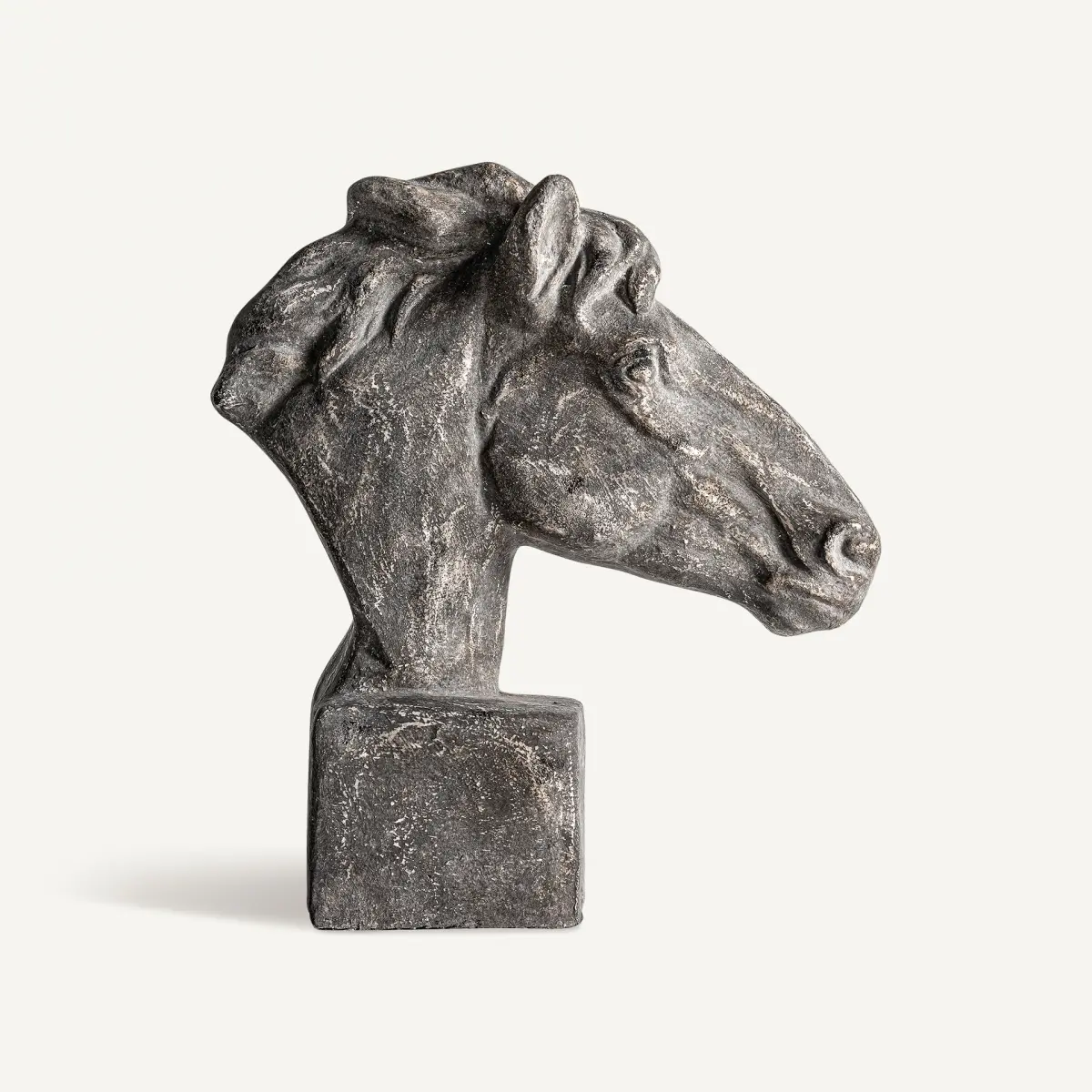 Statue résine tête de cheval Vical Home 62cm Statue résine tête de cheval Vical Home 62cm – Image 2