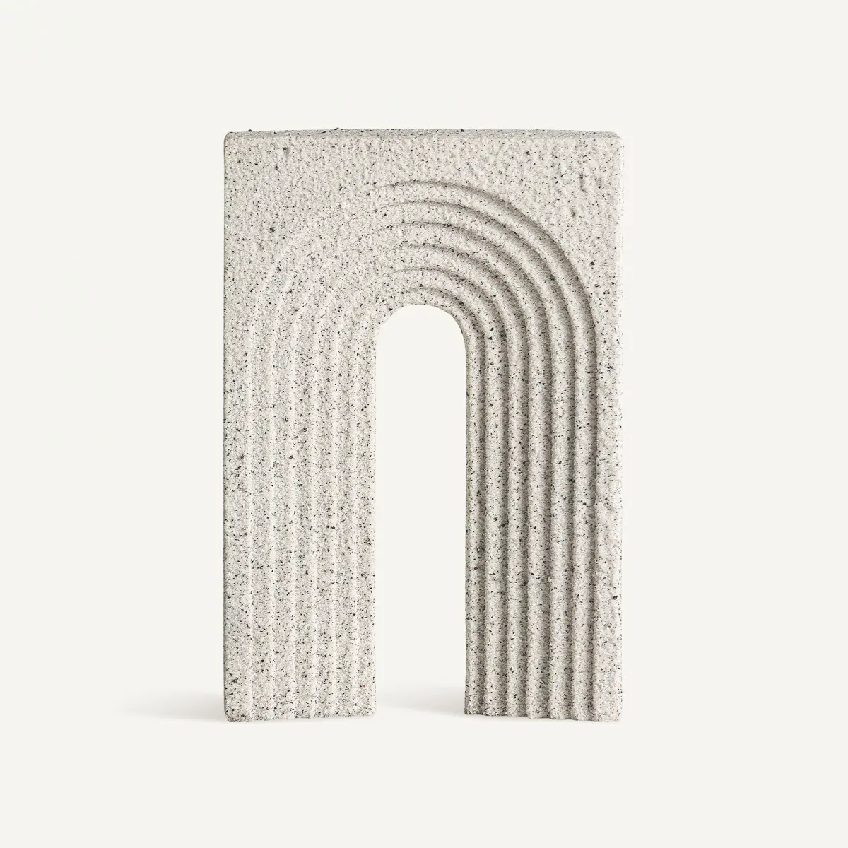 Statue arc Thirso Vical Home blanc cassé