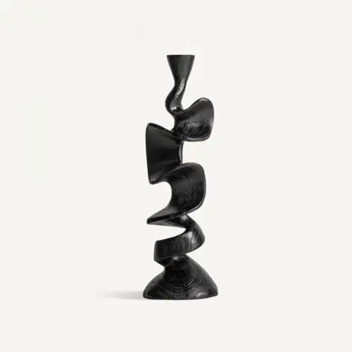 Sculpture contemporaine noir Vical Home 56cm