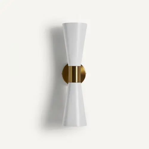 Applique murale blanc doré en fer Vical Home 50cm