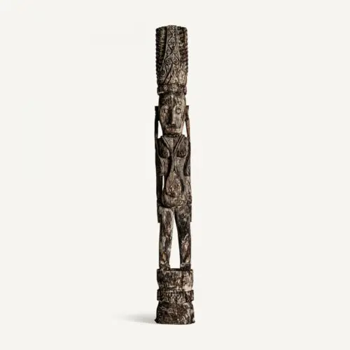 Objet déco Statue personnage ethnique bois Vical Home 260cm