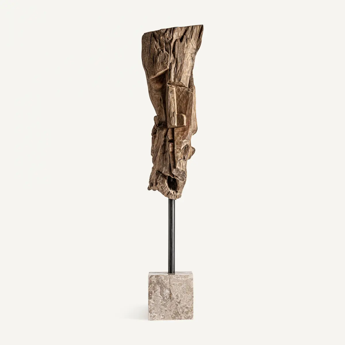 Sculpture bois tropical Vical Home 162cm