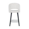 Tabouret de bar Savoy Richmond Interiors blanc bouclé 3