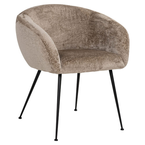 Chaise Ruby Richmond Interiors taupe chenille