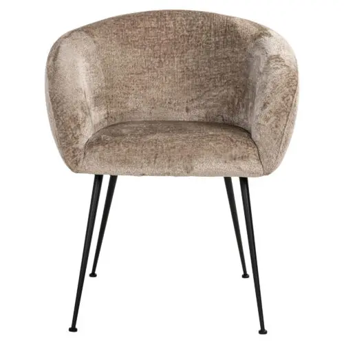 Chaise Ruby Richmond Interiors taupe chenille 4