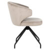 Chaise pivotante Milly Richmond Interiors velours kaki 2