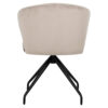 Chaise pivotante Milly Richmond Interiors velours kaki 3