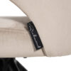 Chaise pivotante Milly Richmond Interiors velours kaki 6